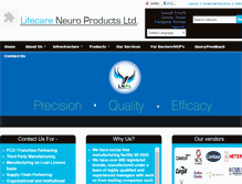 Tablet Screenshot of lifecareneuro.com